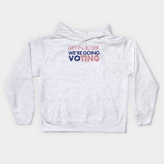 We're Going Voting Kids Hoodie by fashionsforfans